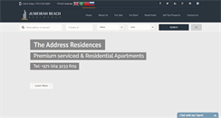 Desktop Screenshot of jumeirah-beach-residence.com